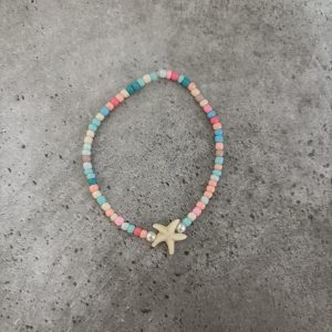 Starfish Seed Bead Bracelet
